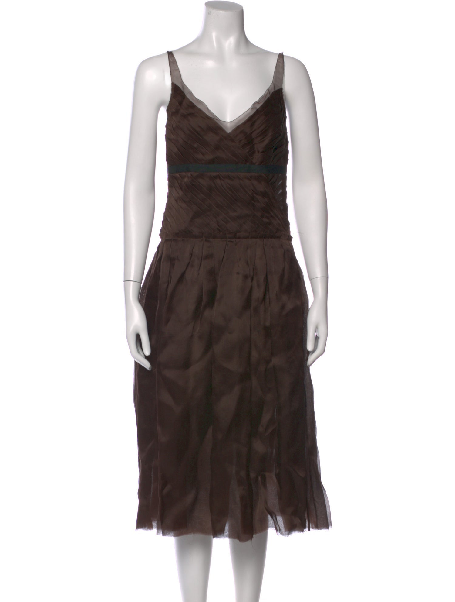 Derek Lam Silk Midi Length Dress