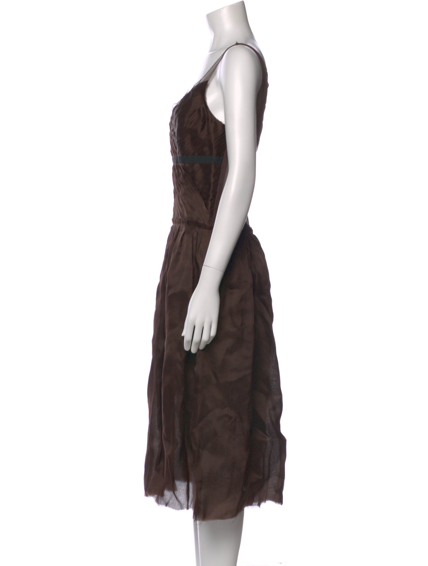 Derek Lam Silk Midi Length Dress