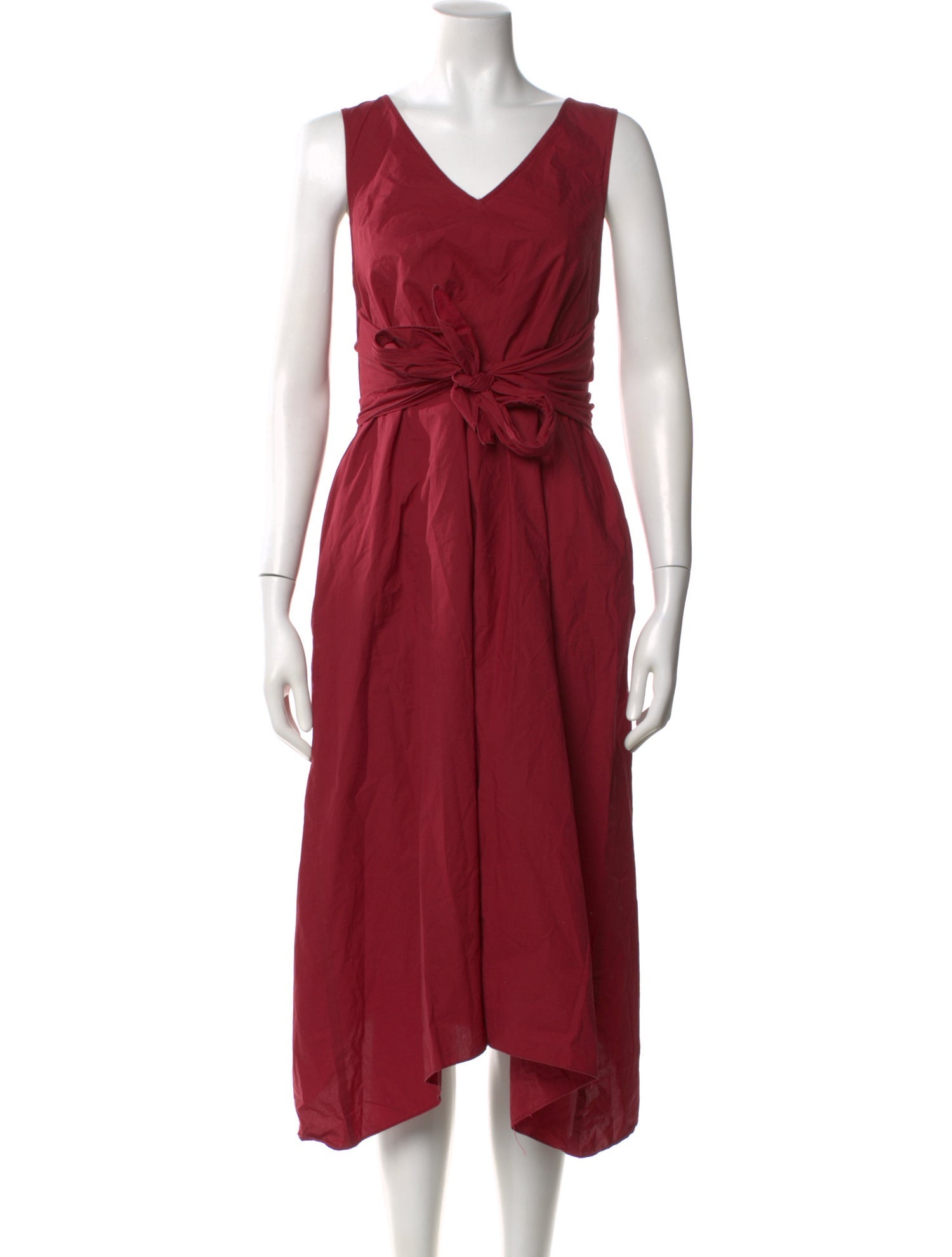 Derek Lam V-Neck Midi Length Dress
