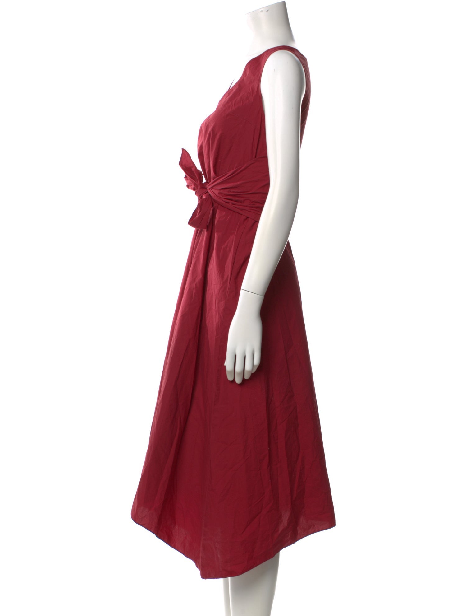 Derek Lam V-Neck Midi Length Dress