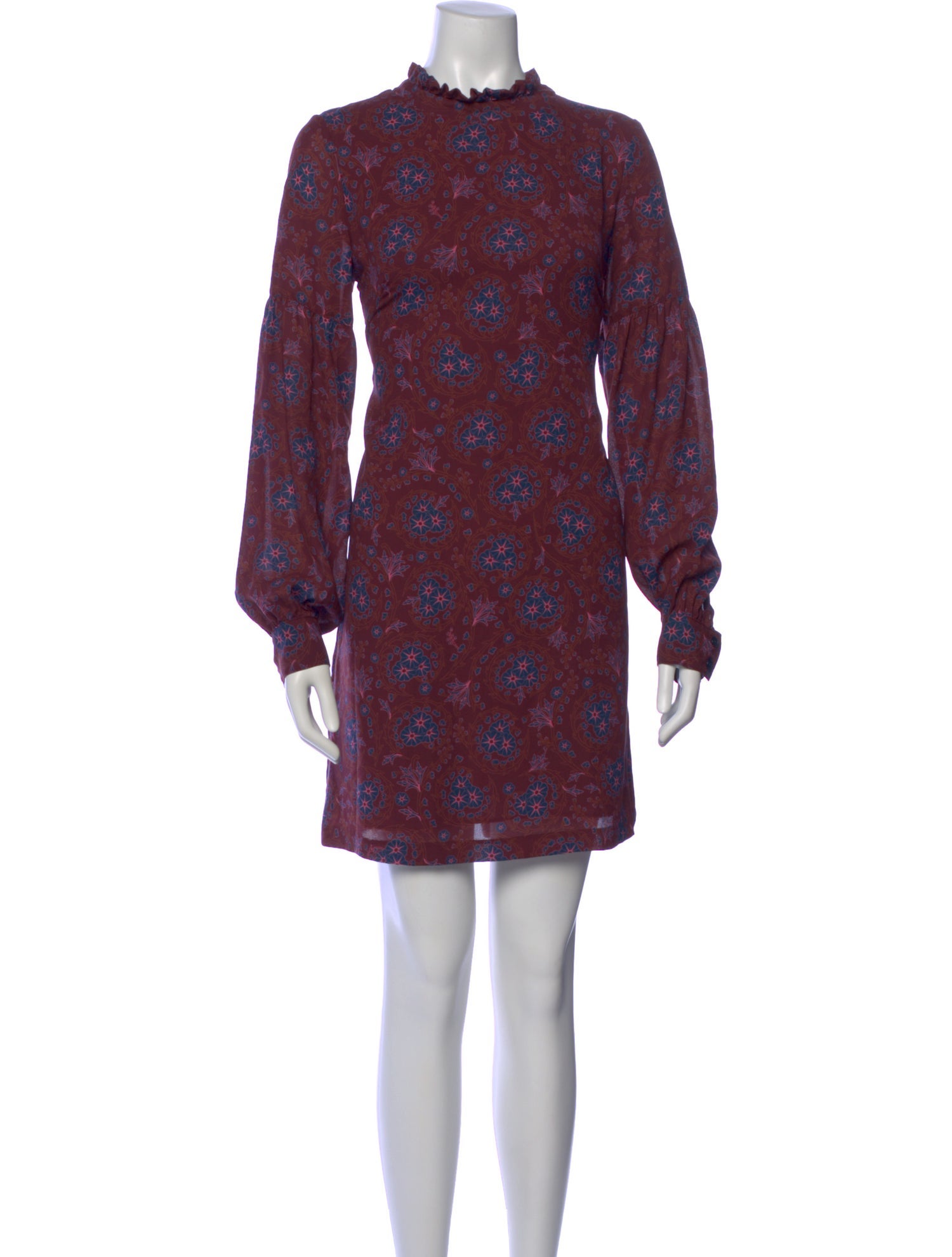 Derek Lam Floral Print Mini Dress