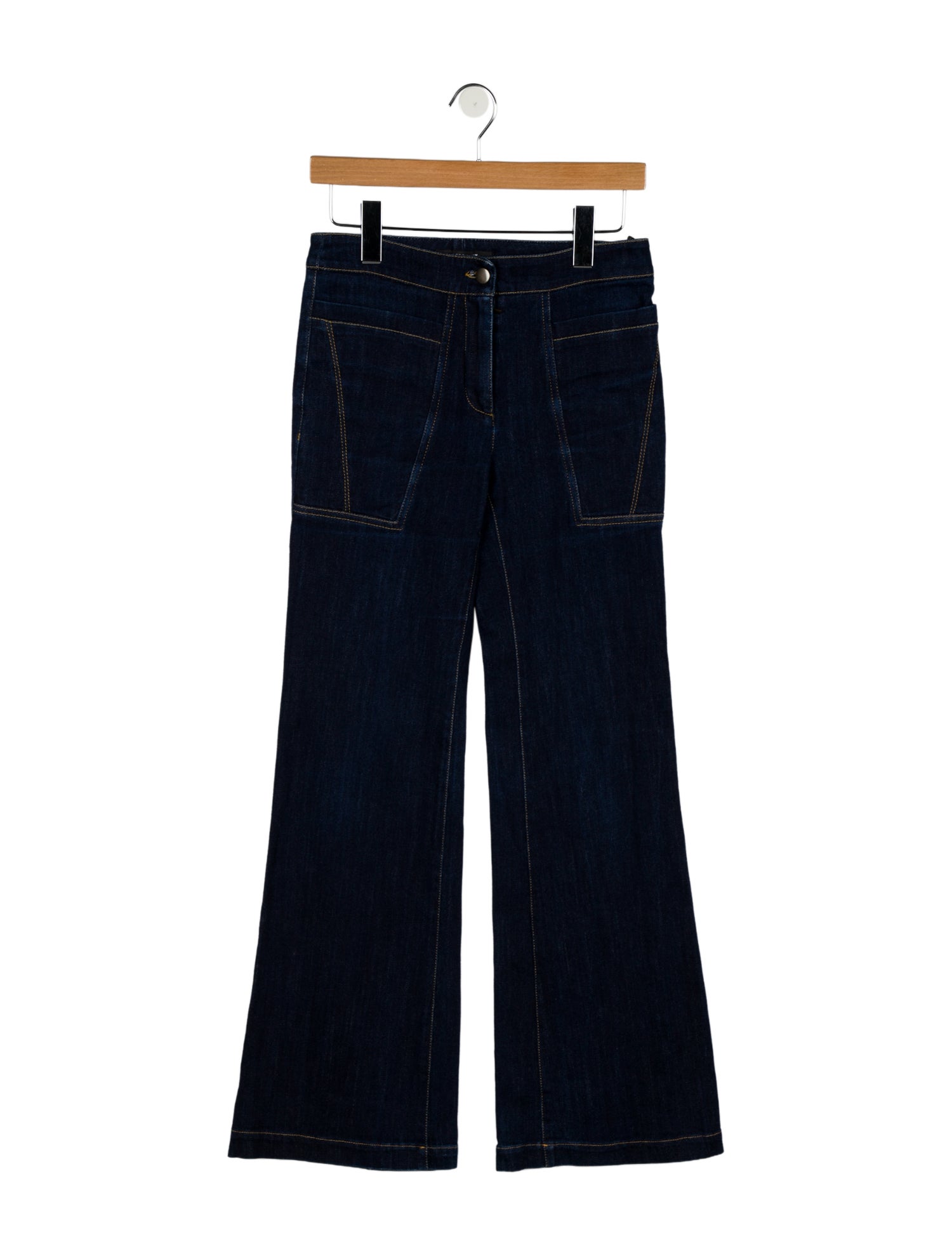 Derek Lam Mid-Rise Wide Leg Jeans