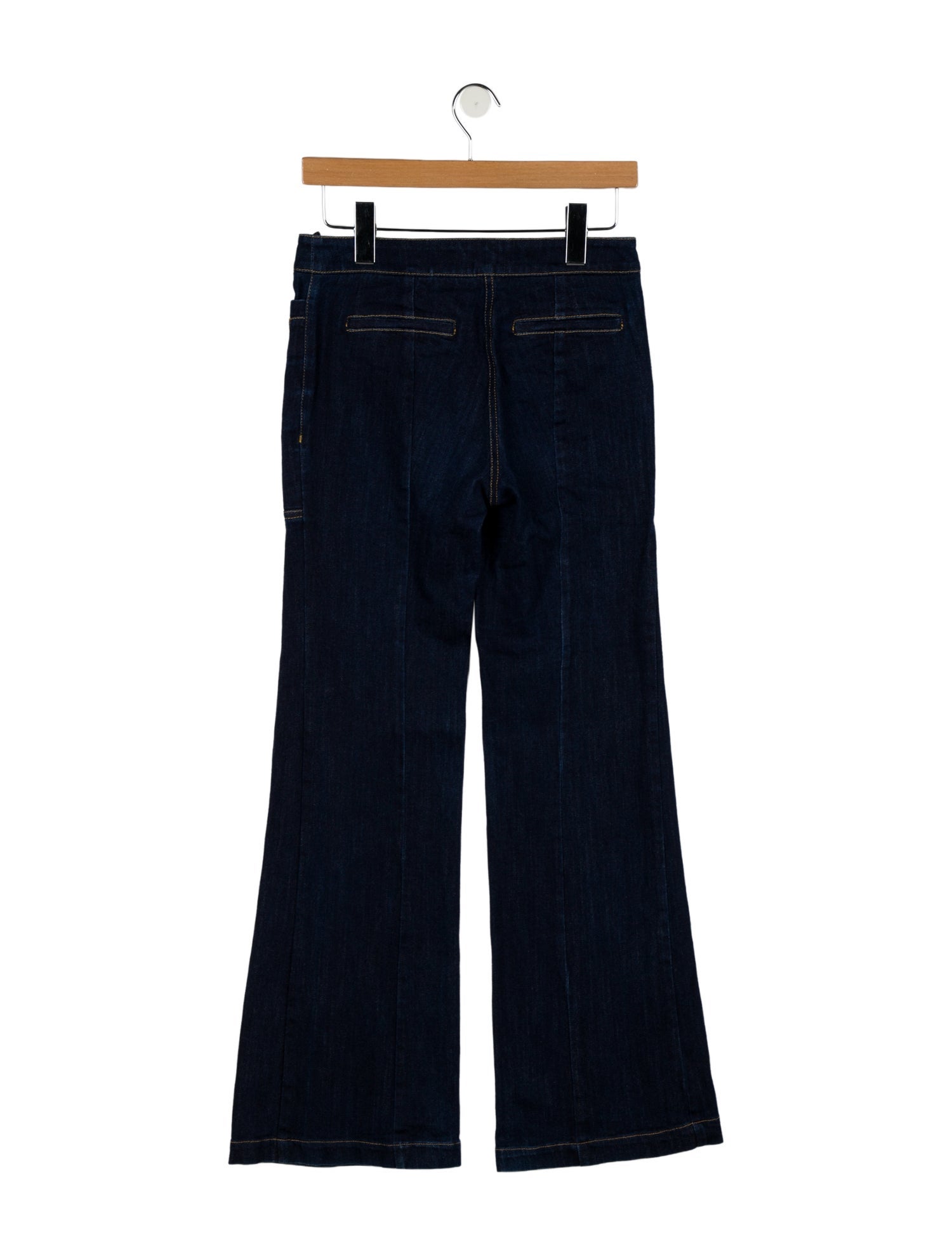 Derek Lam Mid-Rise Wide Leg Jeans