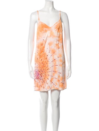 Des Phemmes Silk Mini Dress