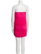 Des Phemmes Strapless Mini Dress