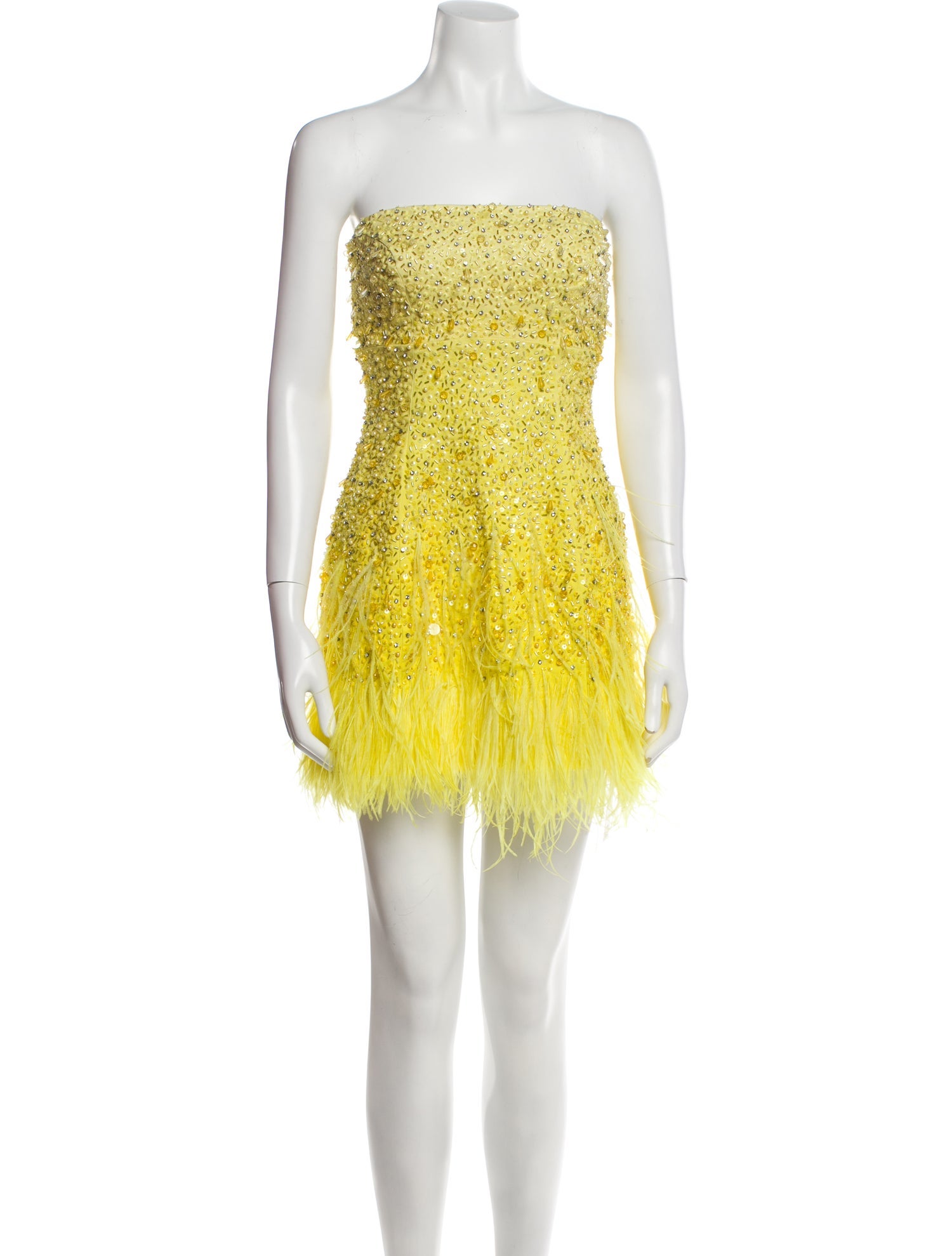 Des Phemmes Strapless Mini Dress