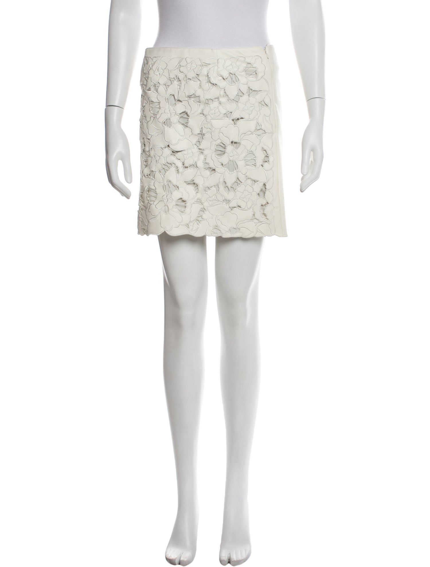 Des Phemmes Leather Mini Skirt w/ Tags