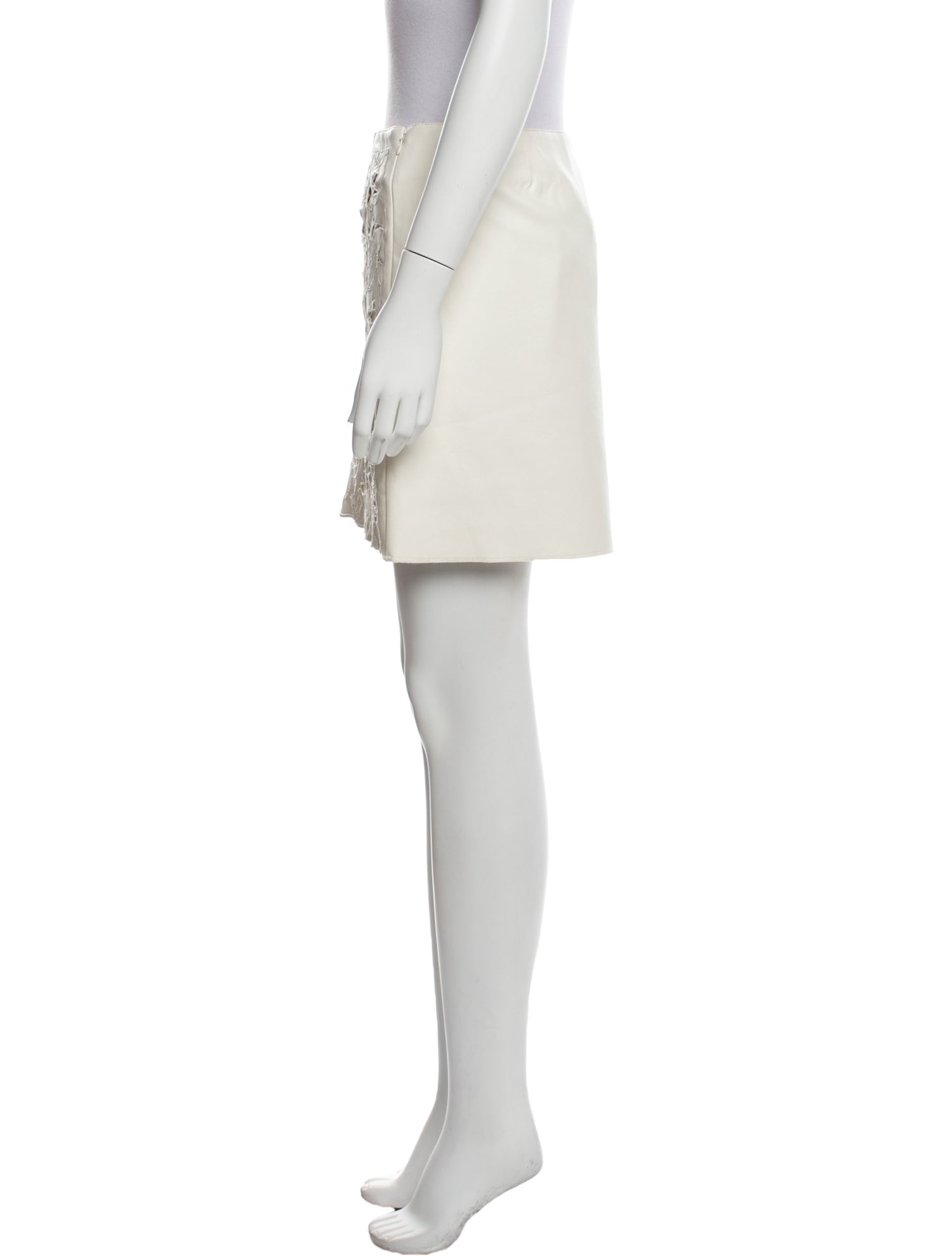 Des Phemmes Leather Mini Skirt w/ Tags