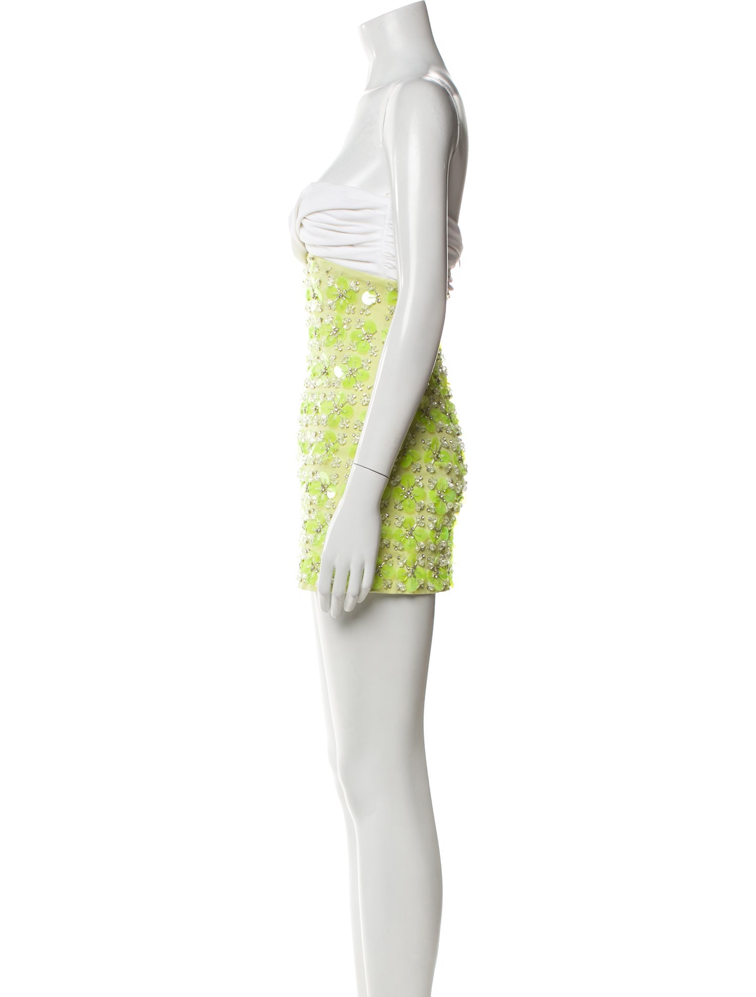 Des Phemmes Colorblock Pattern Mini Dress w/ Tags