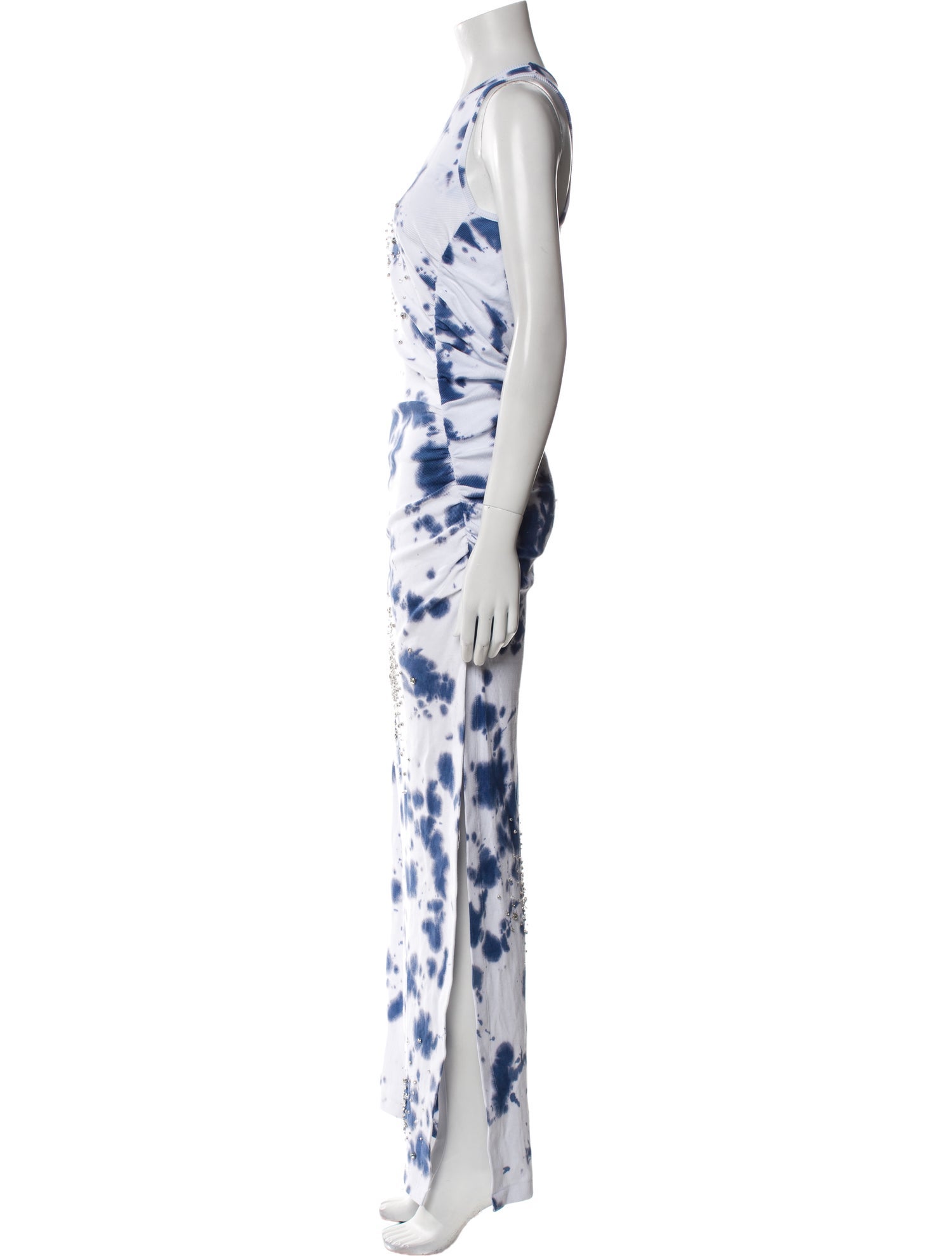 Des Phemmes Tie-Dye Print Long Dress