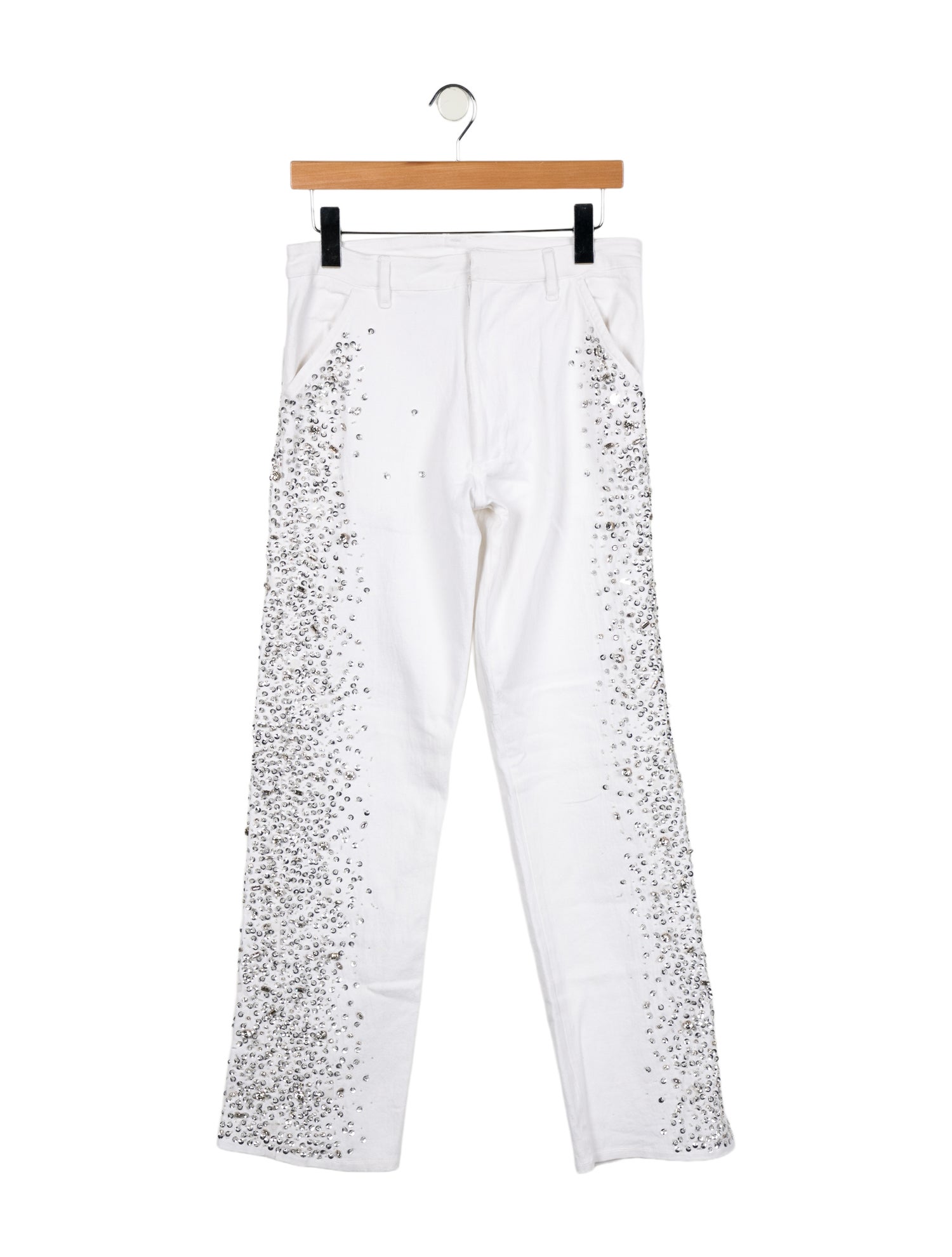 Des Phemmes High-Rise Straight Leg Jeans