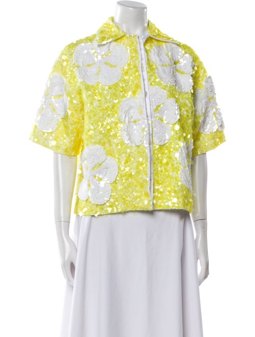 Des Phemmes Sequin Patterned Jacket