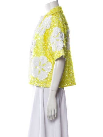Des Phemmes Sequin Patterned Jacket