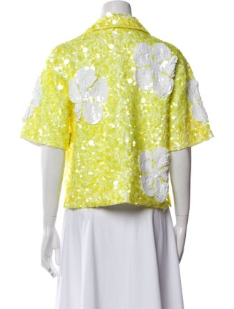 Des Phemmes Sequin Patterned Jacket