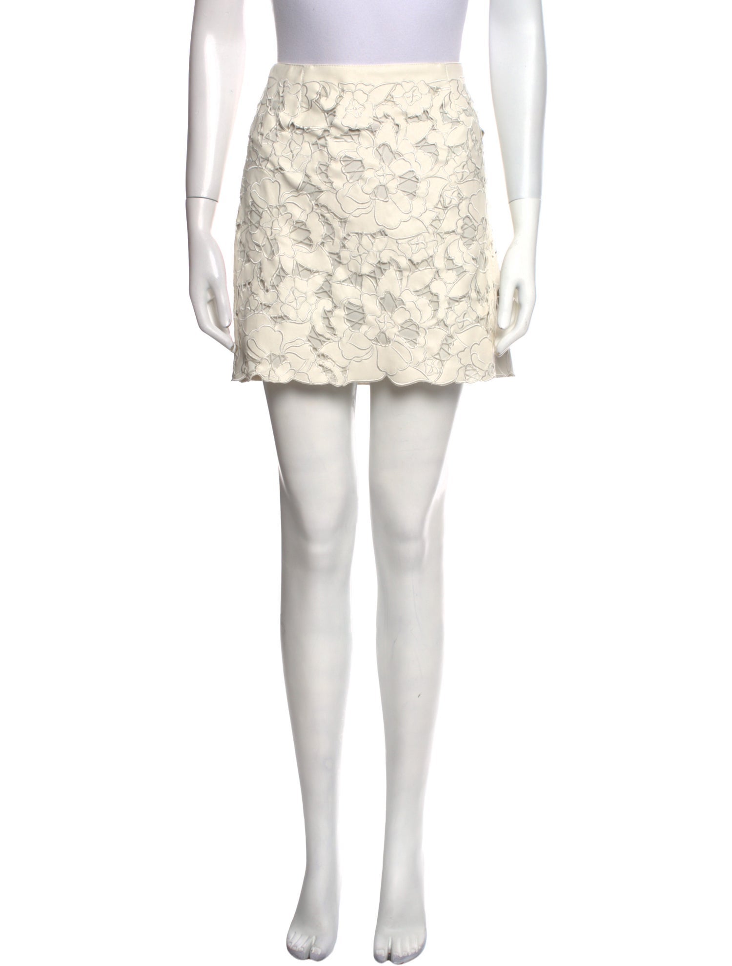 Des Phemmes Leather Mini Skirt w/ Tags