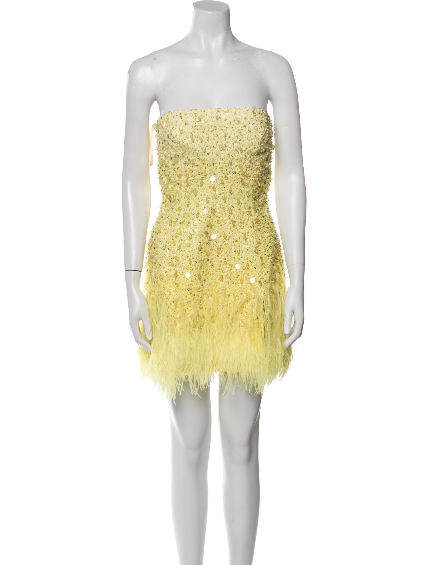 Des Phemmes Strapless Mini Dress