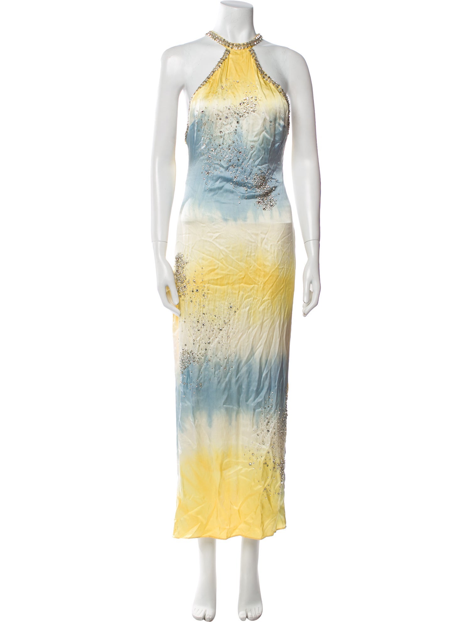 Des Phemmes Silk Midi Length Dress