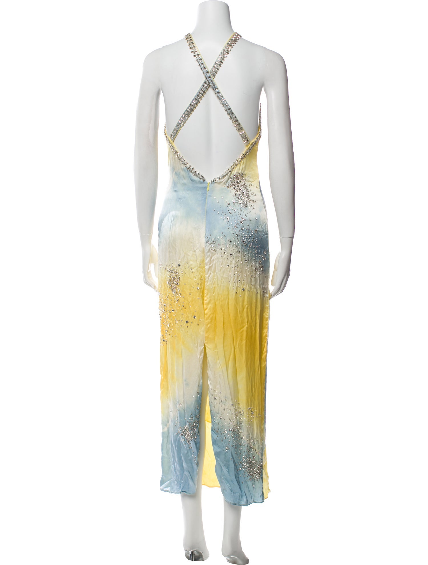 Des Phemmes Silk Midi Length Dress