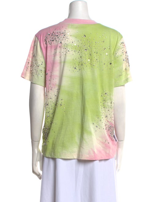 Des Phemmes Tie-Dye Print Crew Neck T-Shirt
