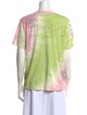 Des Phemmes Tie-Dye Print Crew Neck T-Shirt