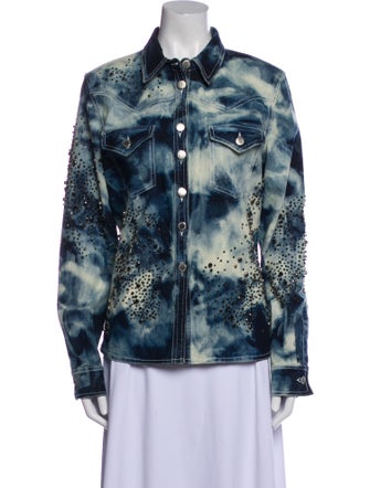 Des Phemmes Printed Denim Jacket