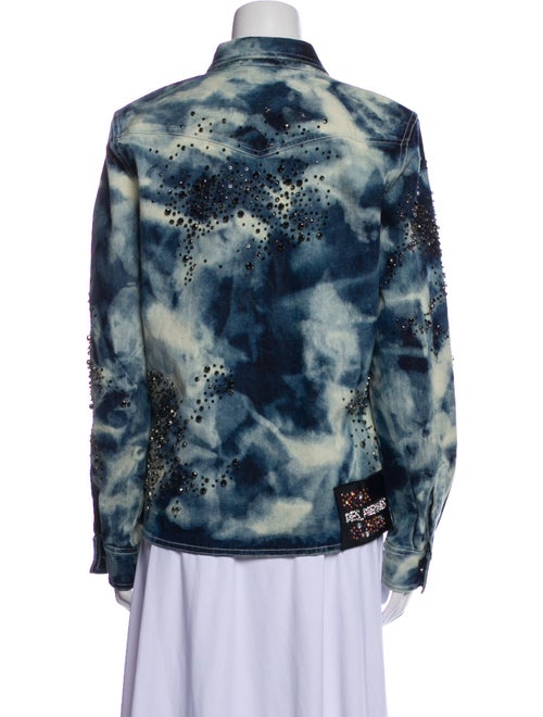 Des Phemmes Printed Denim Jacket