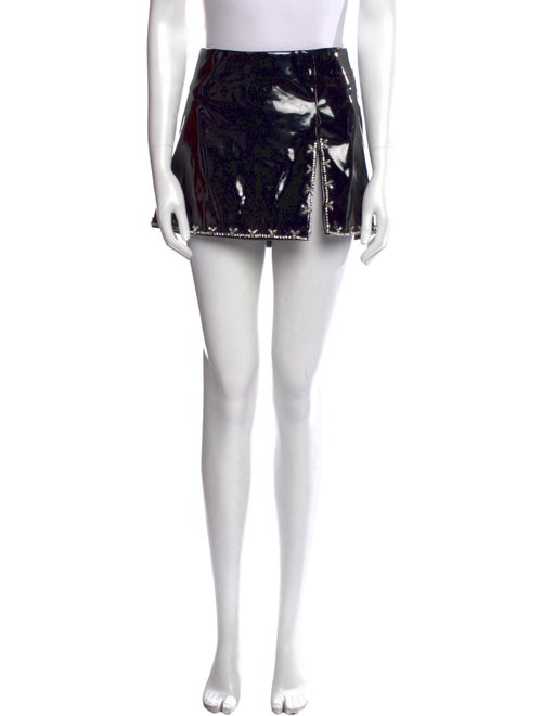 Des Phemmes Crystal Embellishments Mini Skirt