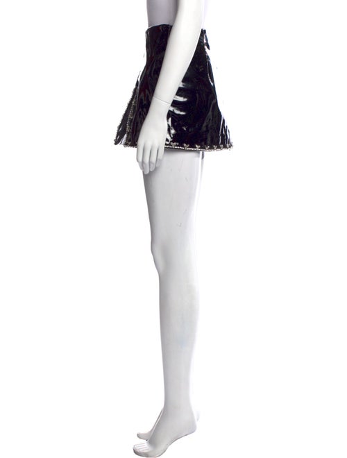 Des Phemmes Crystal Embellishments Mini Skirt