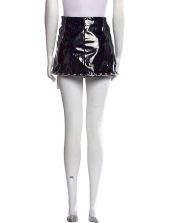 Des Phemmes Crystal Embellishments Mini Skirt