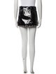 Des Phemmes Faux Leather Mini Skirt
