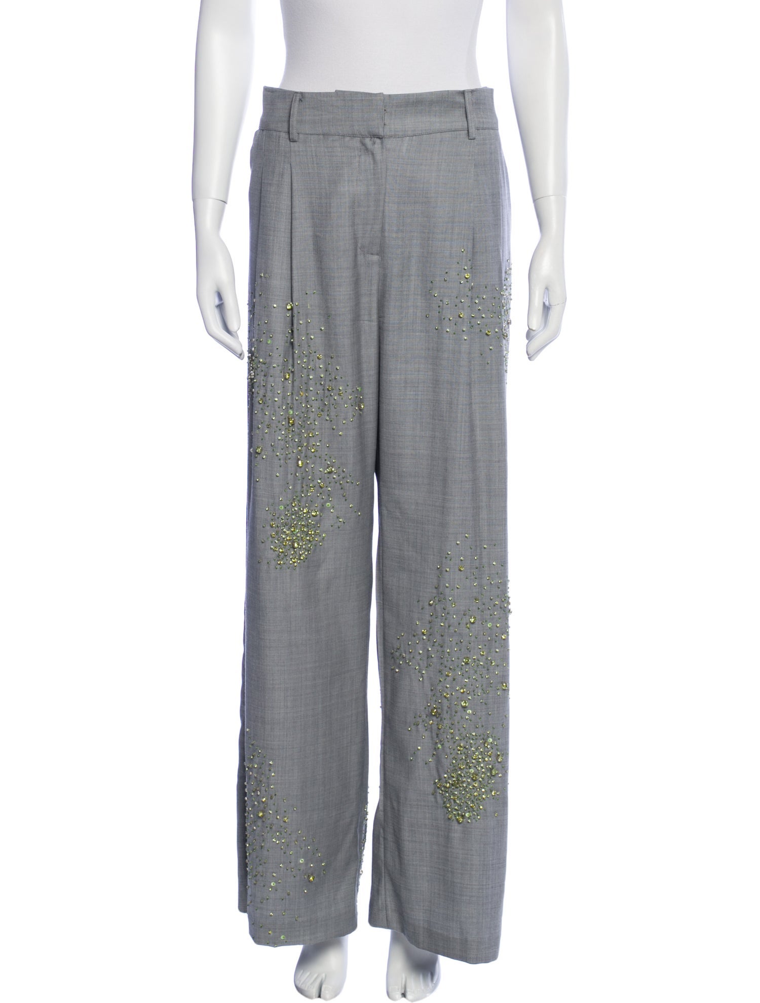 Des Phemmes Wool Wide Leg Pants