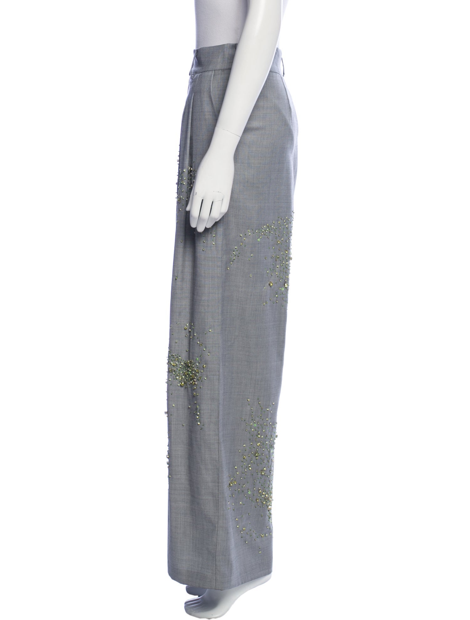 Des Phemmes Wool Wide Leg Pants