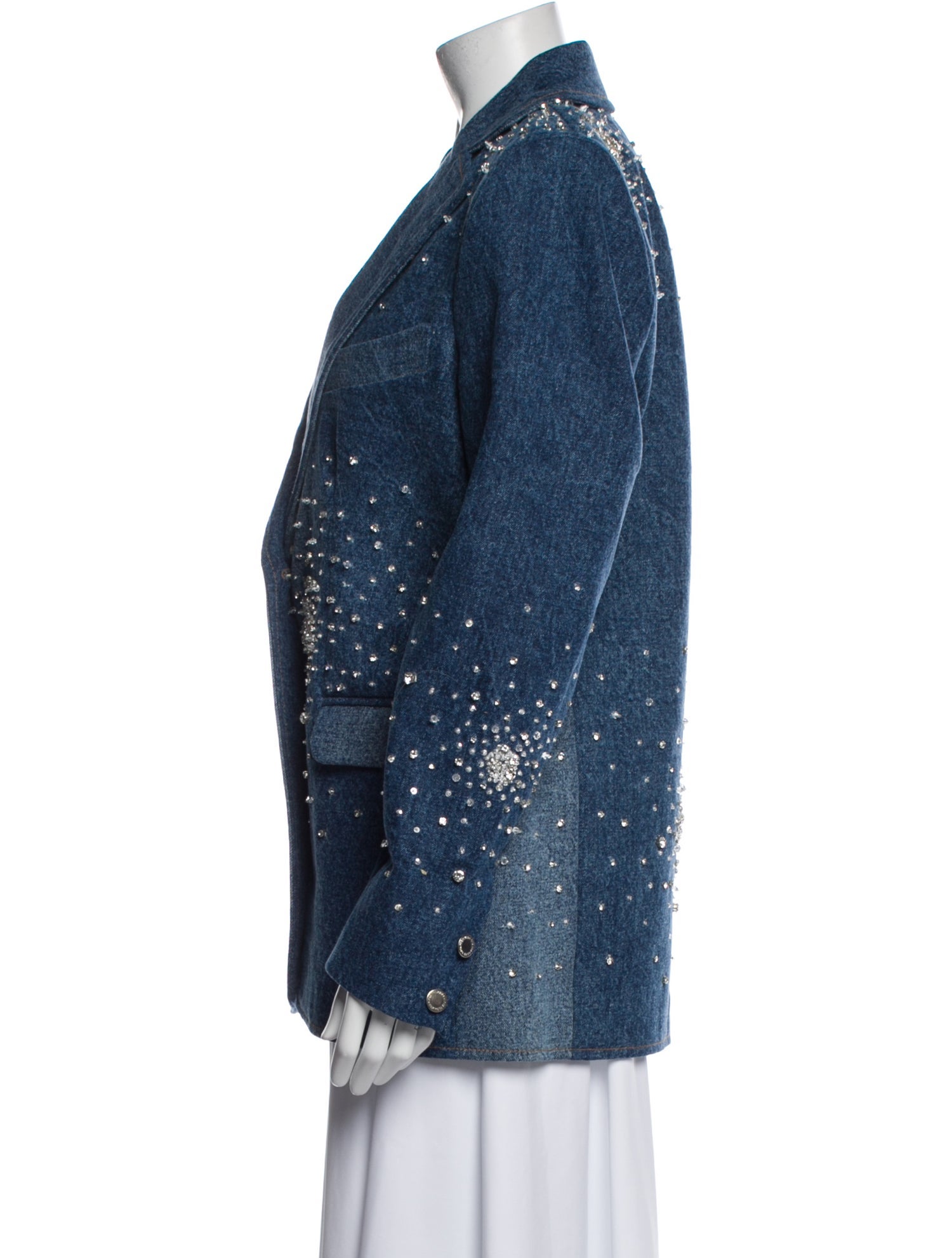 Des Phemmes Printed Denim Jacket w/ Tags