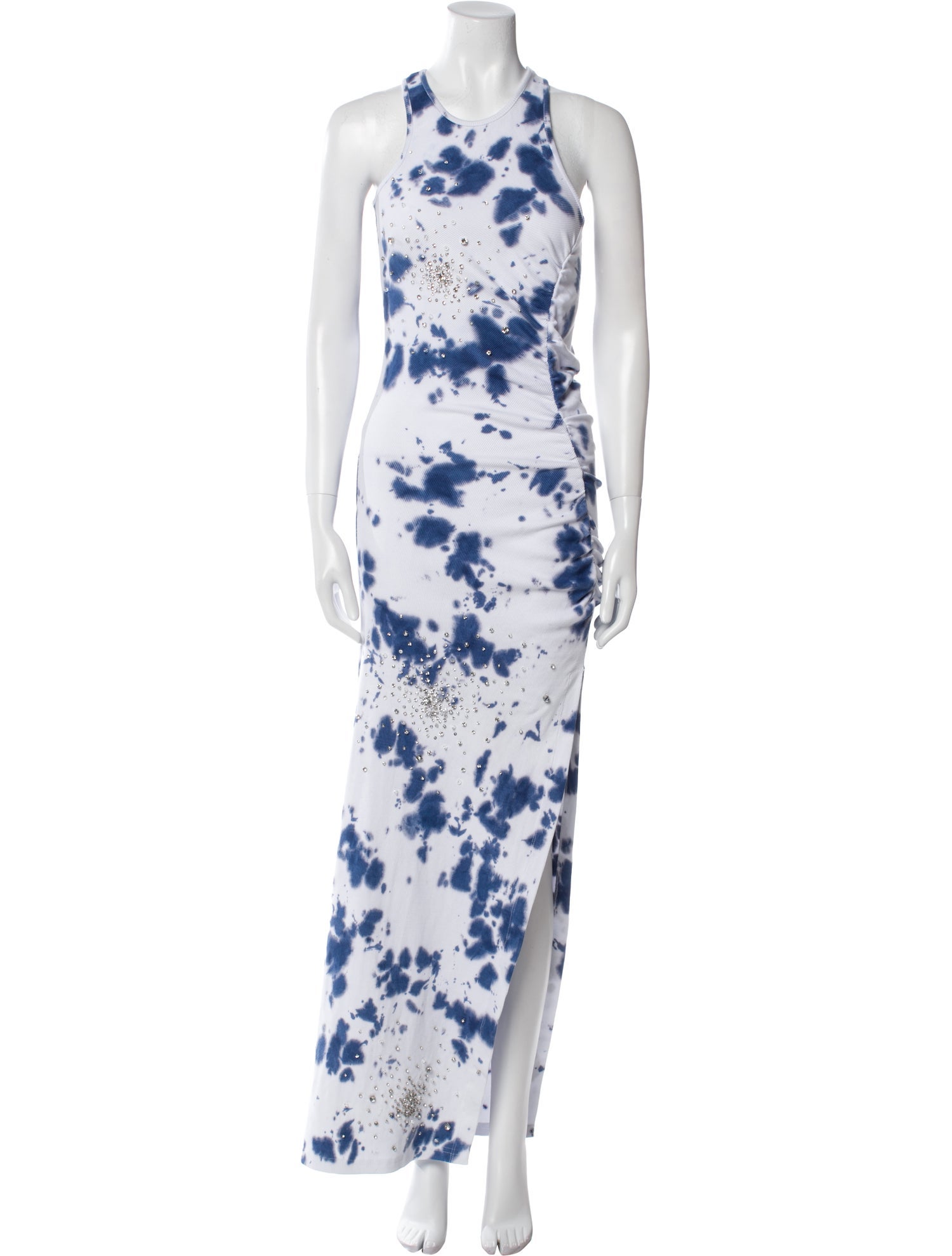 Des Phemmes Tie-Dye Print Long Dress
