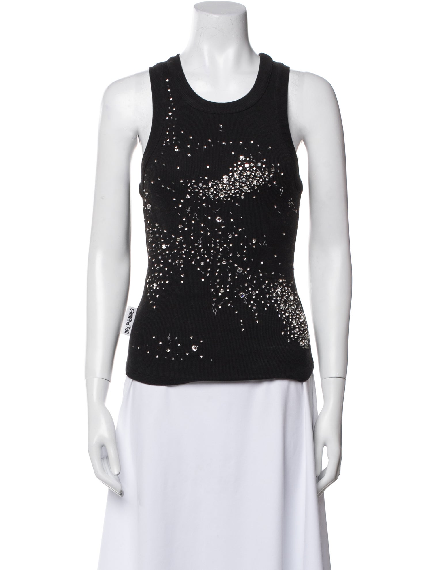 Des Phemmes Scoop Neck Sleeveless Top