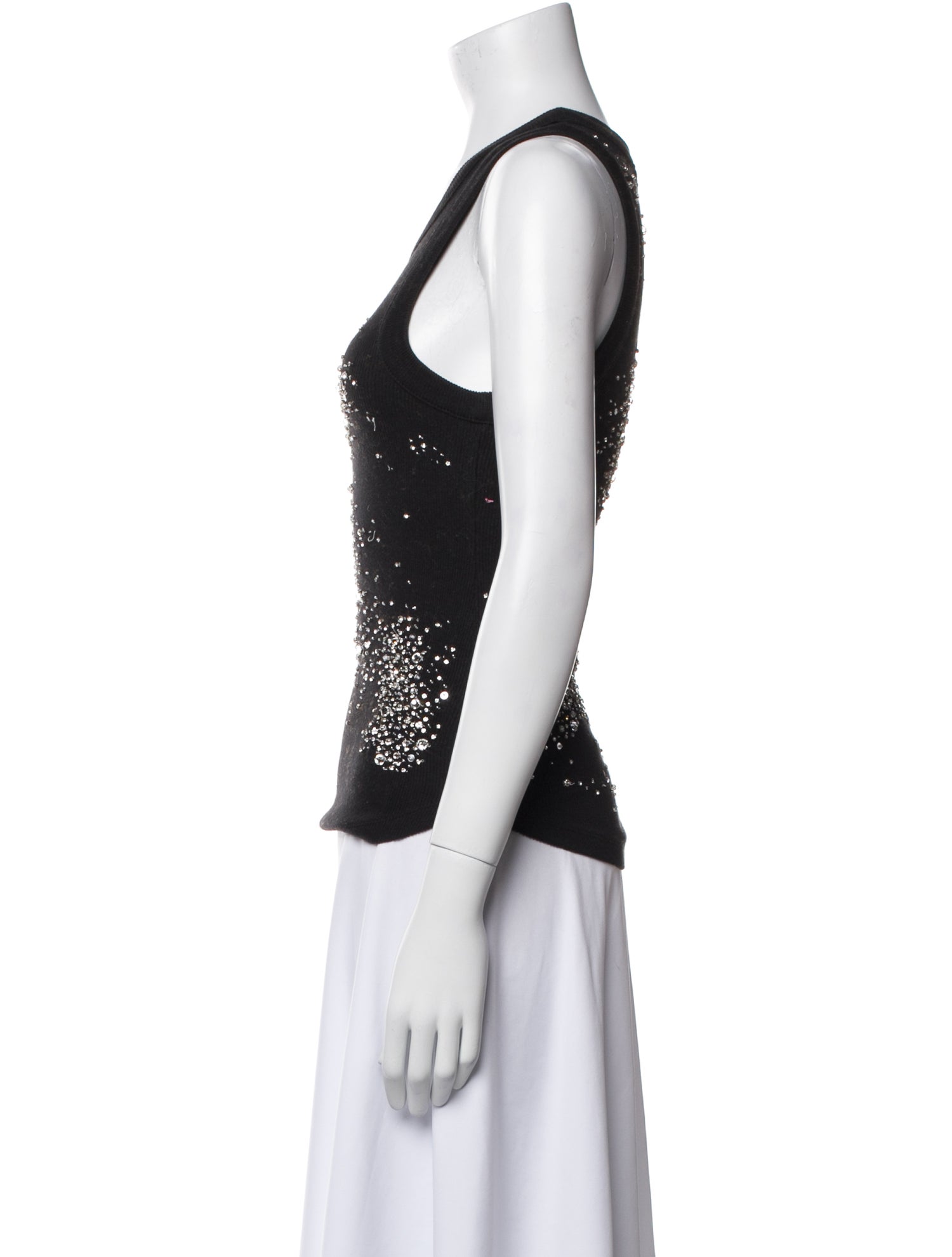 Des Phemmes Scoop Neck Sleeveless Top