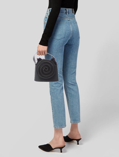 D'estree Leather Top Handle Bag