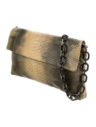 Devi Kroell Python Chain-Link Shoulder Bag