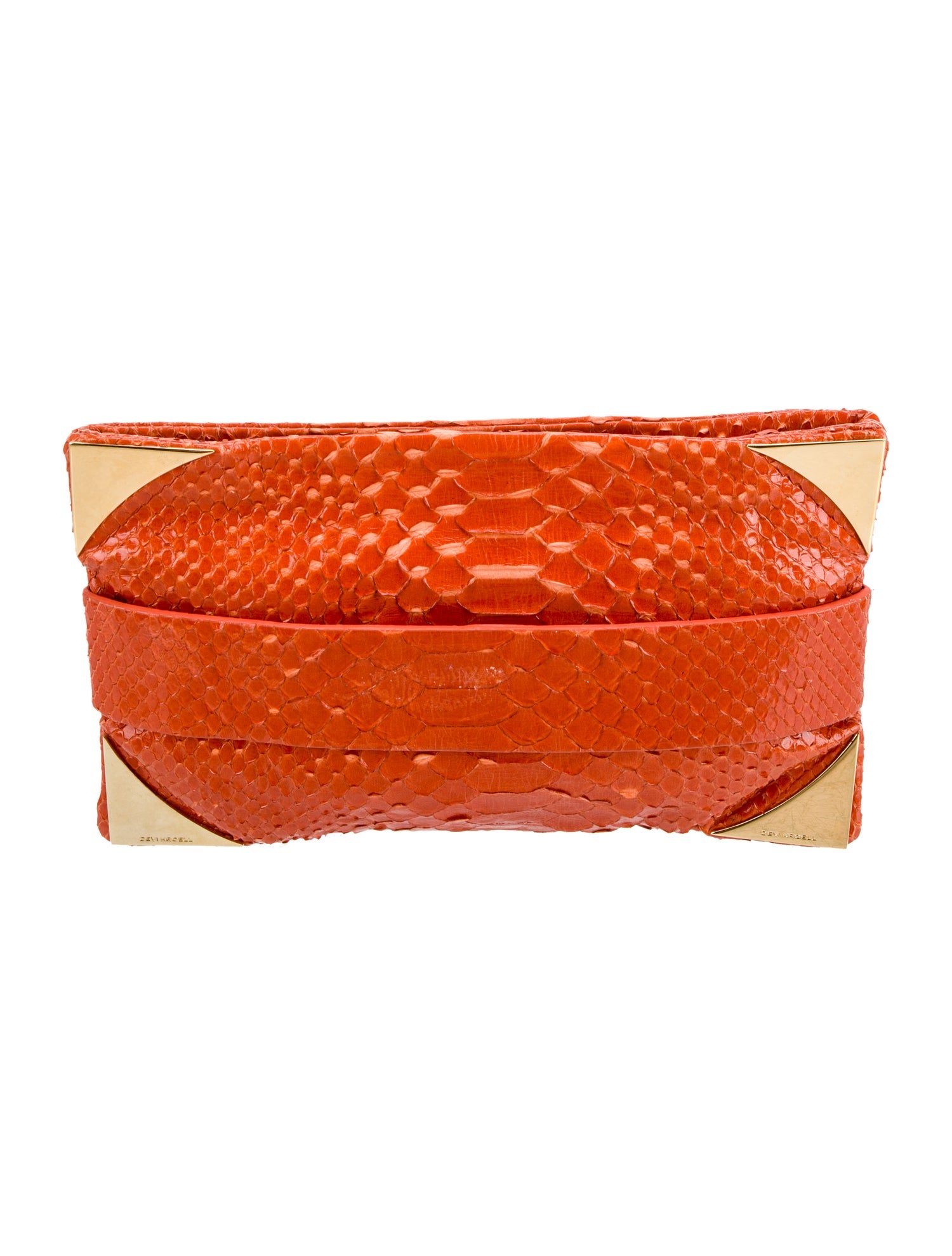 Devi Kroell Python Clutch