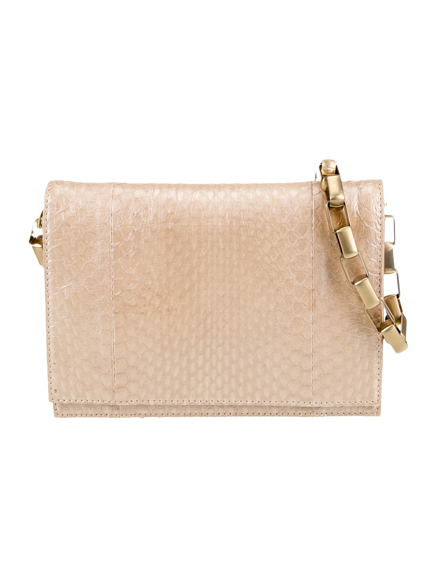 Devi Kroell Snakeskin Shoulder Bag
