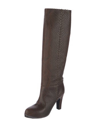 Devi Kroell Snakeskin Boots
