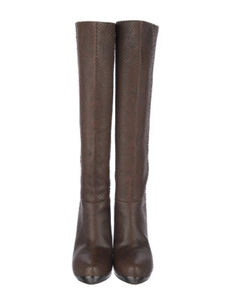 Devi Kroell Snakeskin Boots