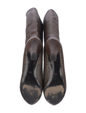 Devi Kroell Snakeskin Boots