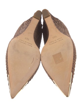 Devi Kroell Python Animal Print Pumps