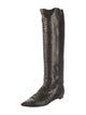 Devi Kroell Python Animal Print Riding Boots