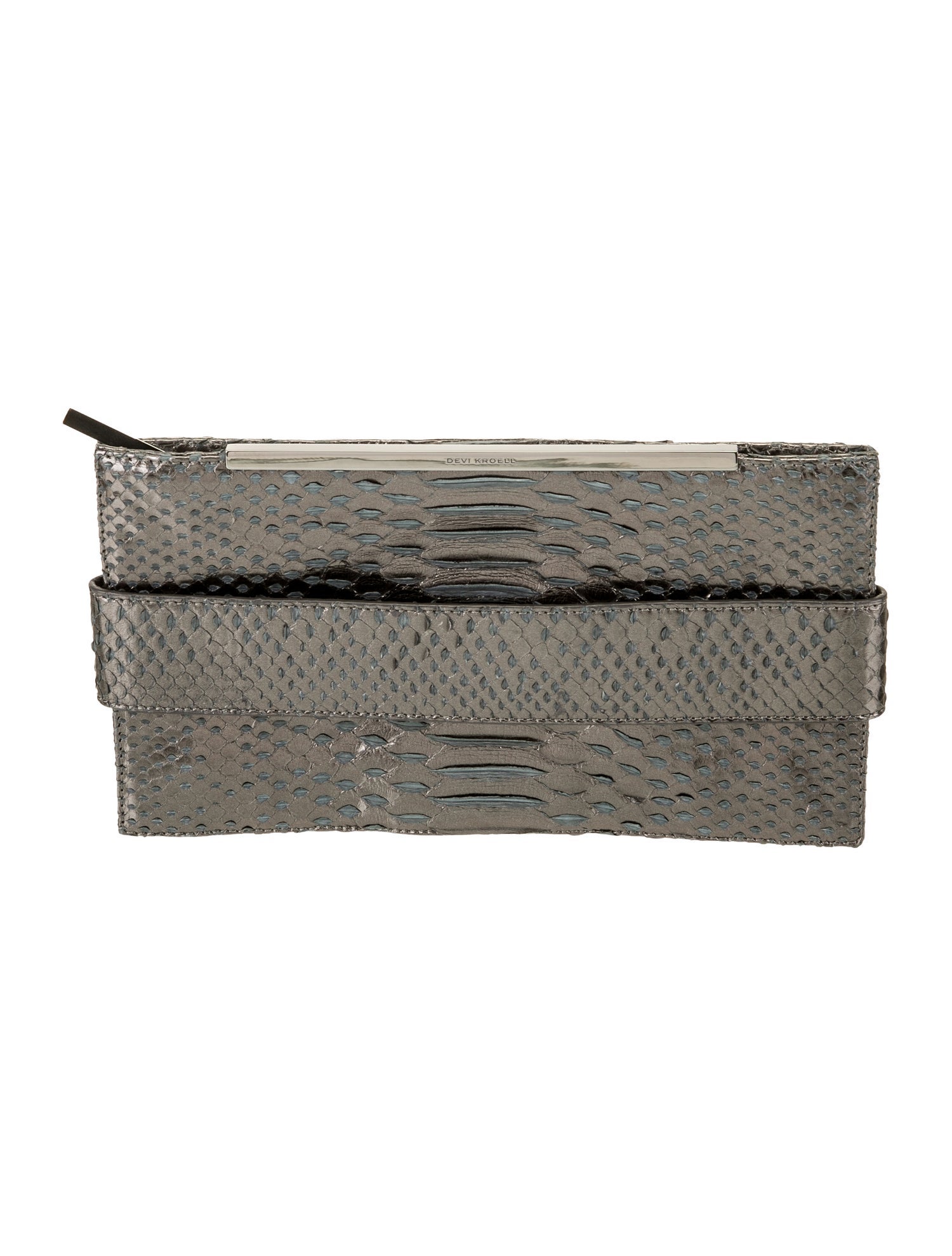 Devi Kroell Snakeskin Clutch