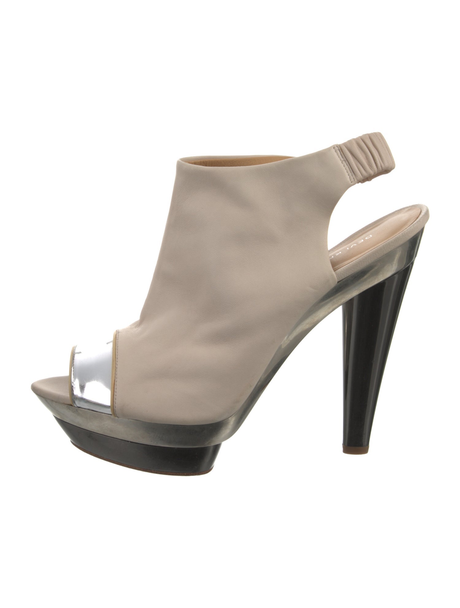 Devi Kroell Leather Slingback Pumps