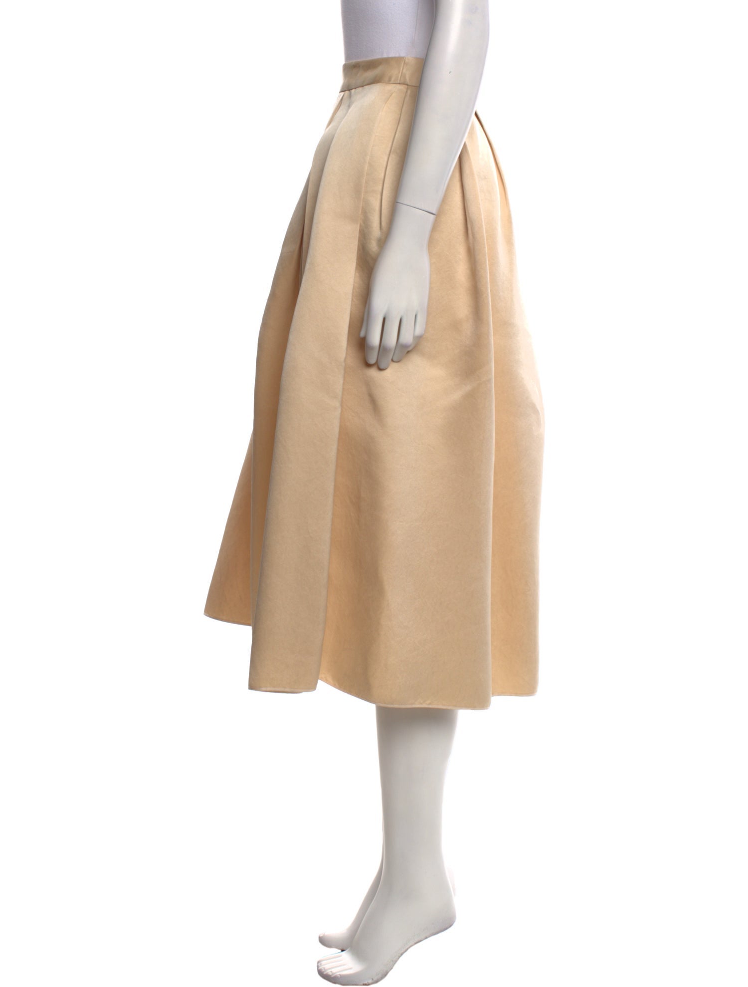 Devi Kroell Silk Midi Length Skirt