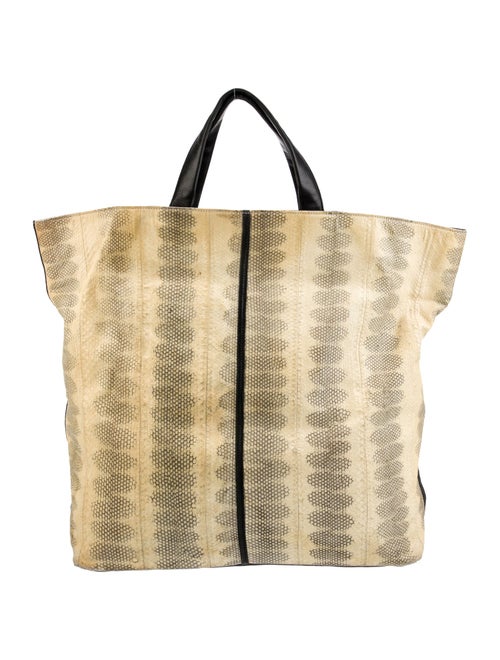 Devi Kroell Embossed Leather Tote