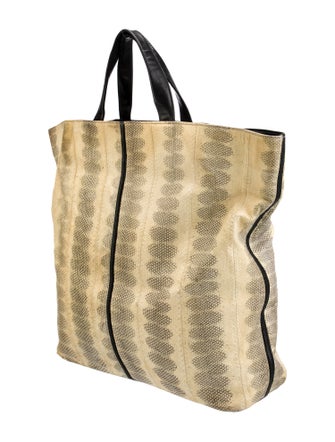 Devi Kroell Embossed Leather Tote